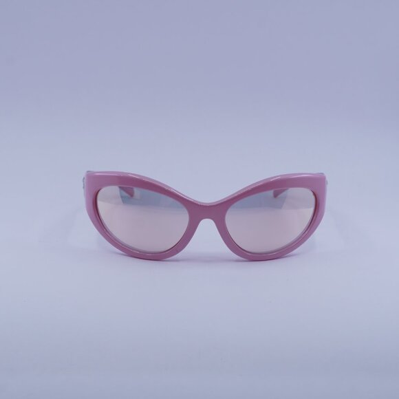 Versace VE4485 5521/Z Sunglasses Shiny Pink Cat Eye Frame, Pink Lenses main image 11